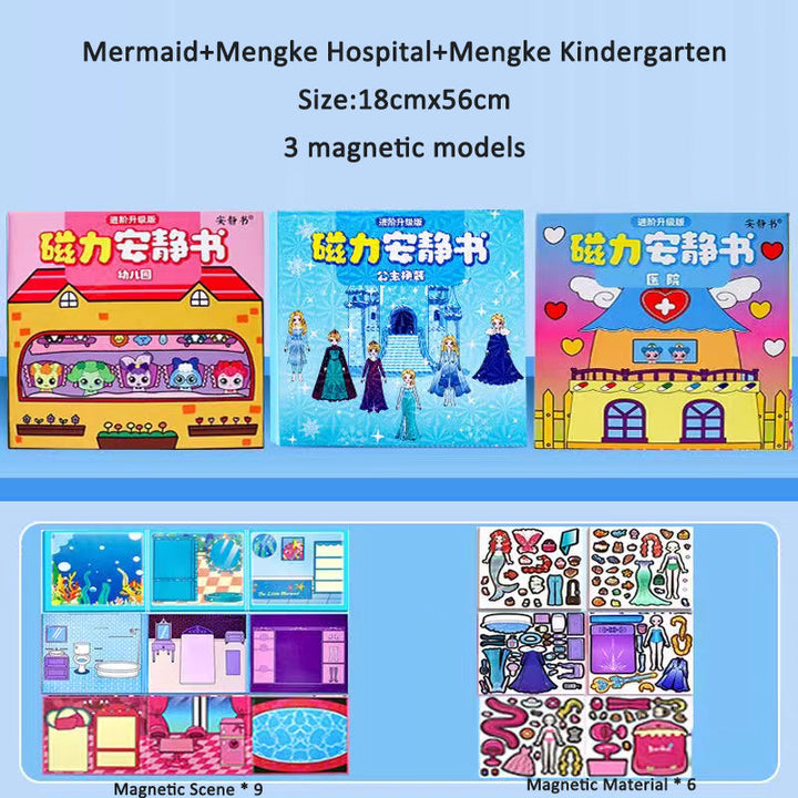 Princess Magnetic Quiet Book for Screen-Free Play