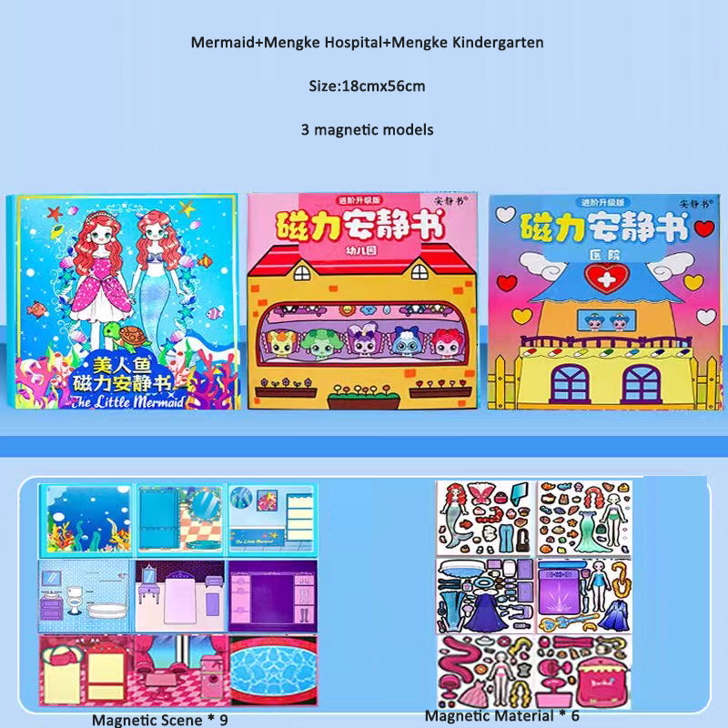 Princess Magnetic Quiet Book for Screen-Free Play
