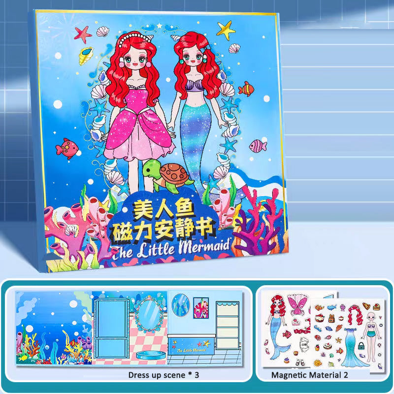 Princess Magnetic Quiet Book for Screen-Free Play
