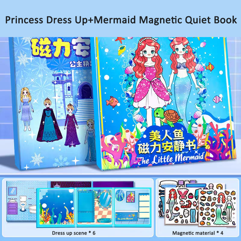 Princess Magnetic Quiet Book for Screen-Free Play