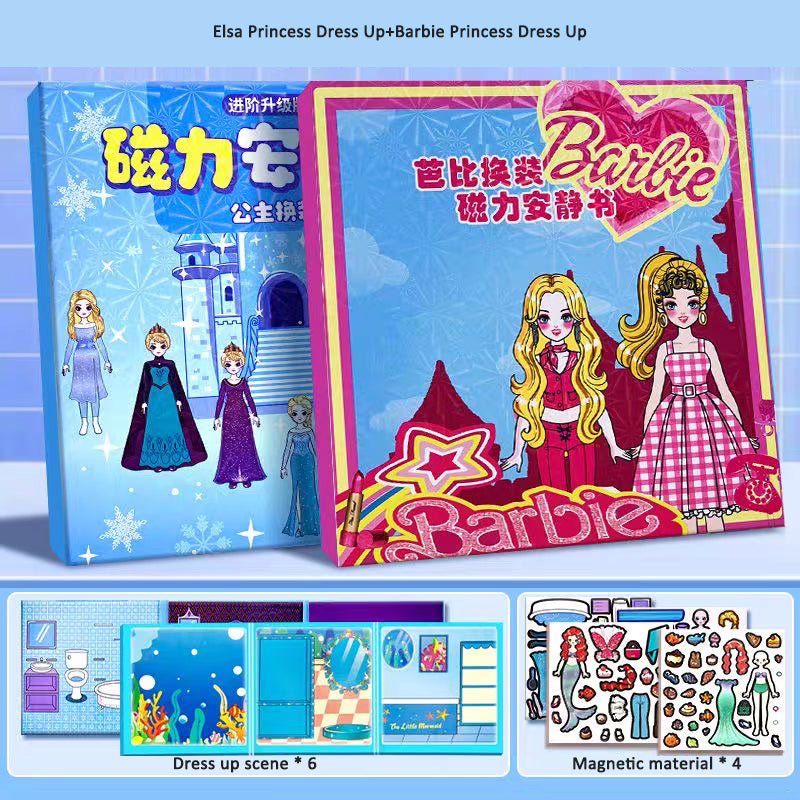 Princess Magnetic Quiet Book for Screen-Free Play