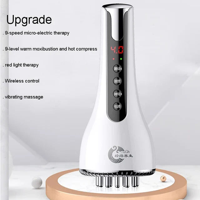 EMS Gua Sha Body Massager with Heat and Red Light Therapy