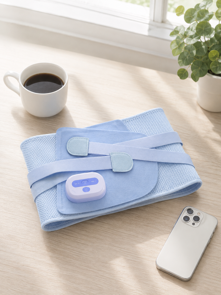 EMS Pulse Waist Massager — Triple‑Action Heat & Vibration