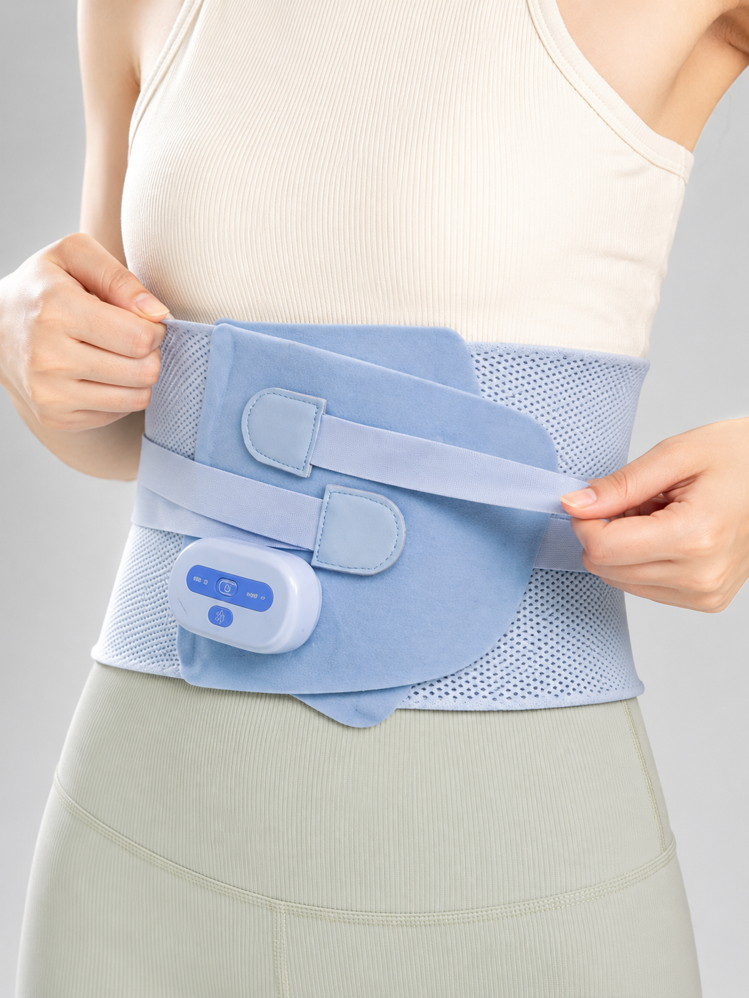 EMS Pulse Waist Massager — Triple‑Action Heat & Vibration