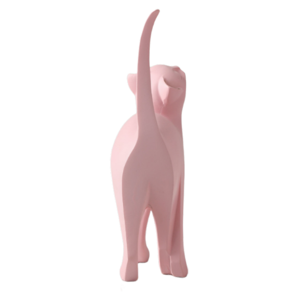 Cat Ornament Decorative Accent for Playful Room Decor
