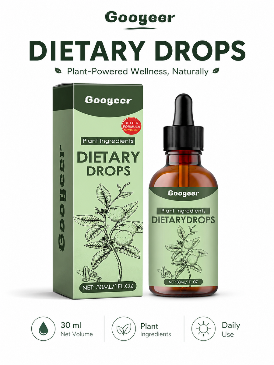 Plant-Based Vitamin Drops for Energy, Back Pain Relief
