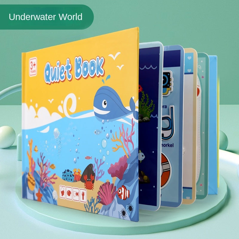 Reusable Quiet Book Puzzle for Hands-On Preschool Learning