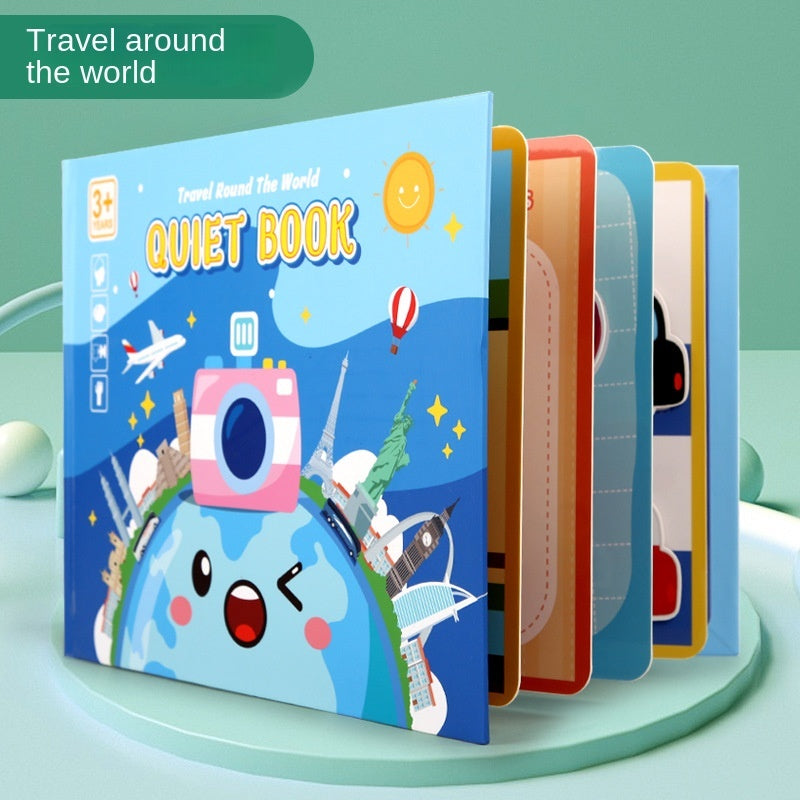 Reusable Quiet Book Puzzle for Hands-On Preschool Learning