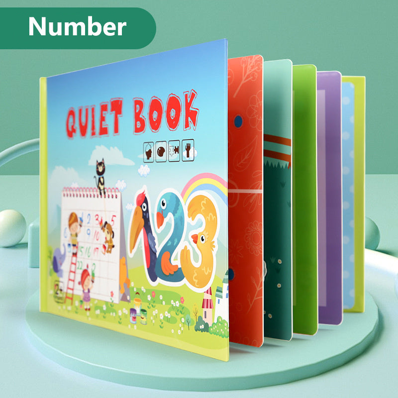 Reusable Quiet Book Puzzle for Hands-On Preschool Learning