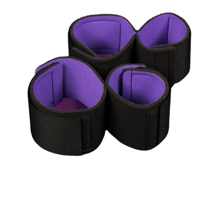 Adjustable Open-Leg Bondage Restraint Set with Padding