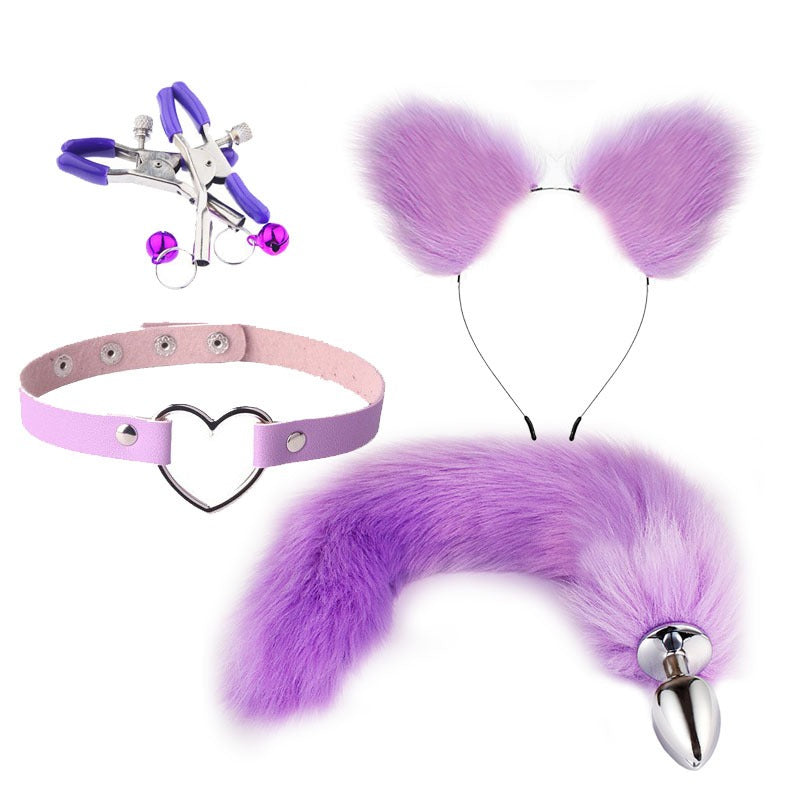 Four-Piece Cat Roleplay Set for Playful Bedroom Fun