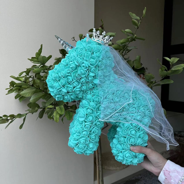 Artificial Flower Rose Unicorn Keepsake Gift for Girlfriend
