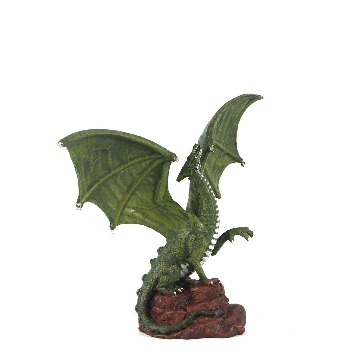 Flying Dragon Skull Figurine for Gothic Fantasy Decor