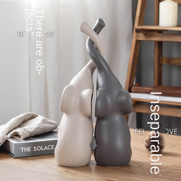 Couple Figurine Decor for Warm Romantic Home Accents