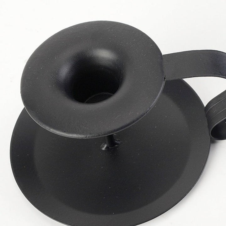 European Iron Candlestick for Elegant Dinner Settings