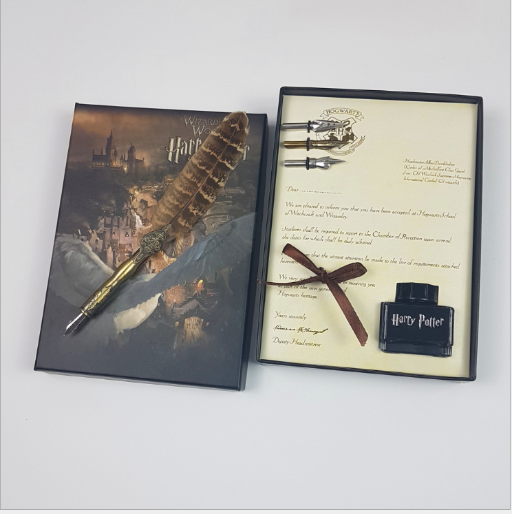 Harry Potter Feather Pen Set for Magical Writing Gifts