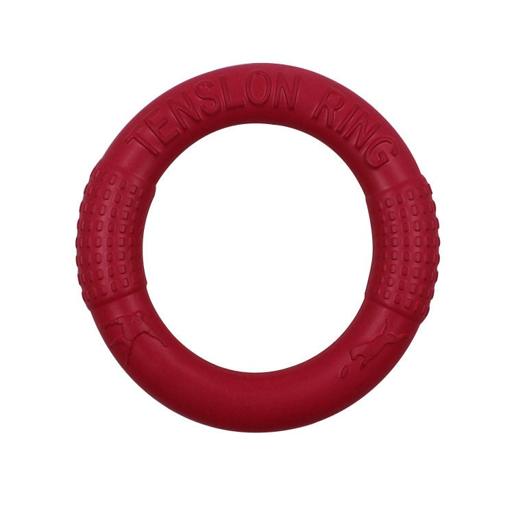 Dog Tug Ring Toy for Interactive Outdoor Fetch Play