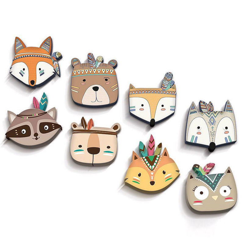 Wooden Animal Wall Decor for Cheerful Nursery Rooms