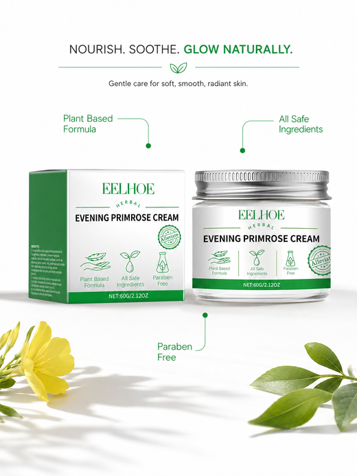 Evening Primrose Body Cream — Menstrual Pain Relief & Skin