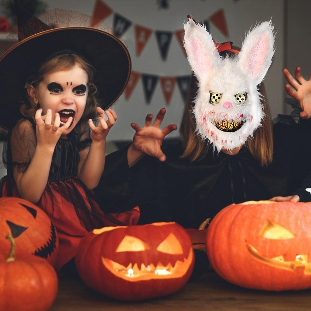 Bloody Rabbit Mask for Disturbing Halloween Cosplay