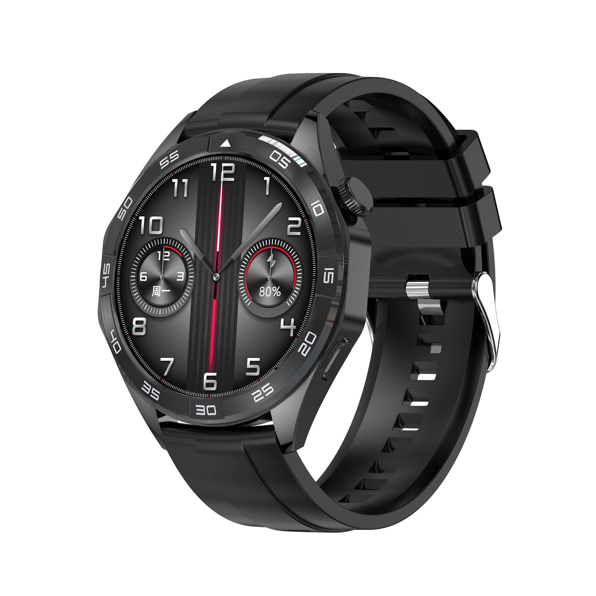 Round Smart Watch with Heart Rate & Fitness Tracking