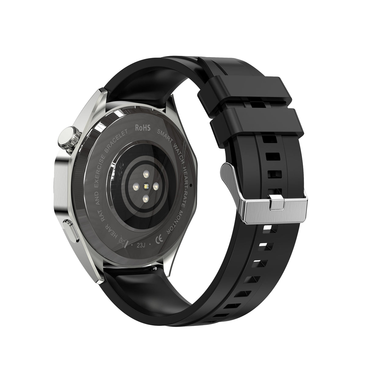 Round Smart Watch with Heart Rate & Fitness Tracking