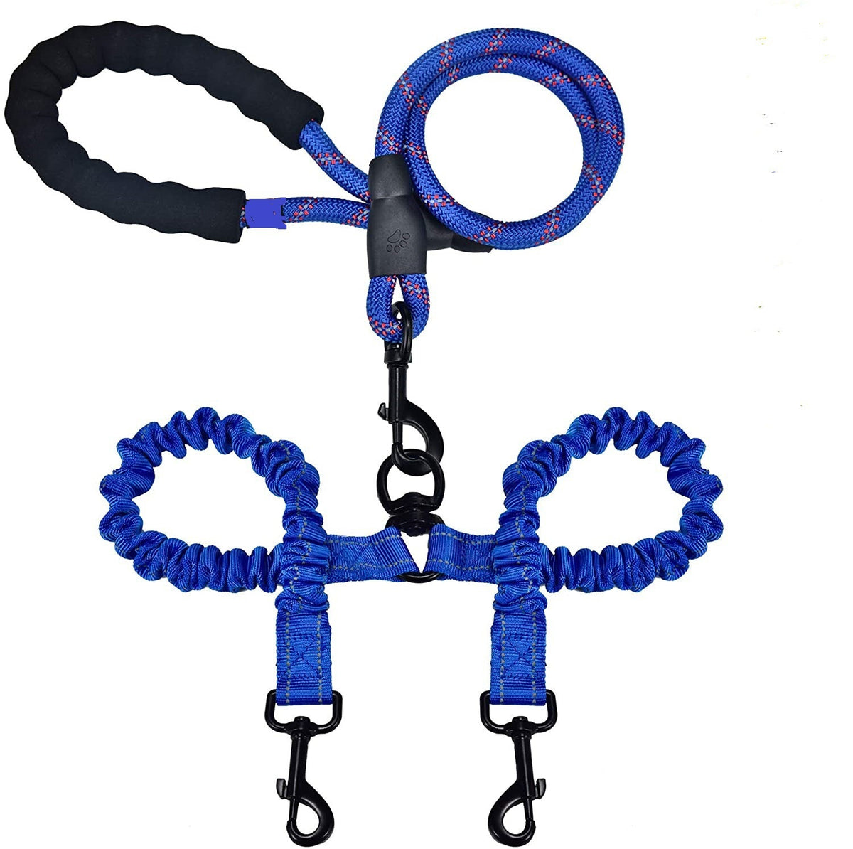 Double Dog Leash No Tangle for Two Large Dogs