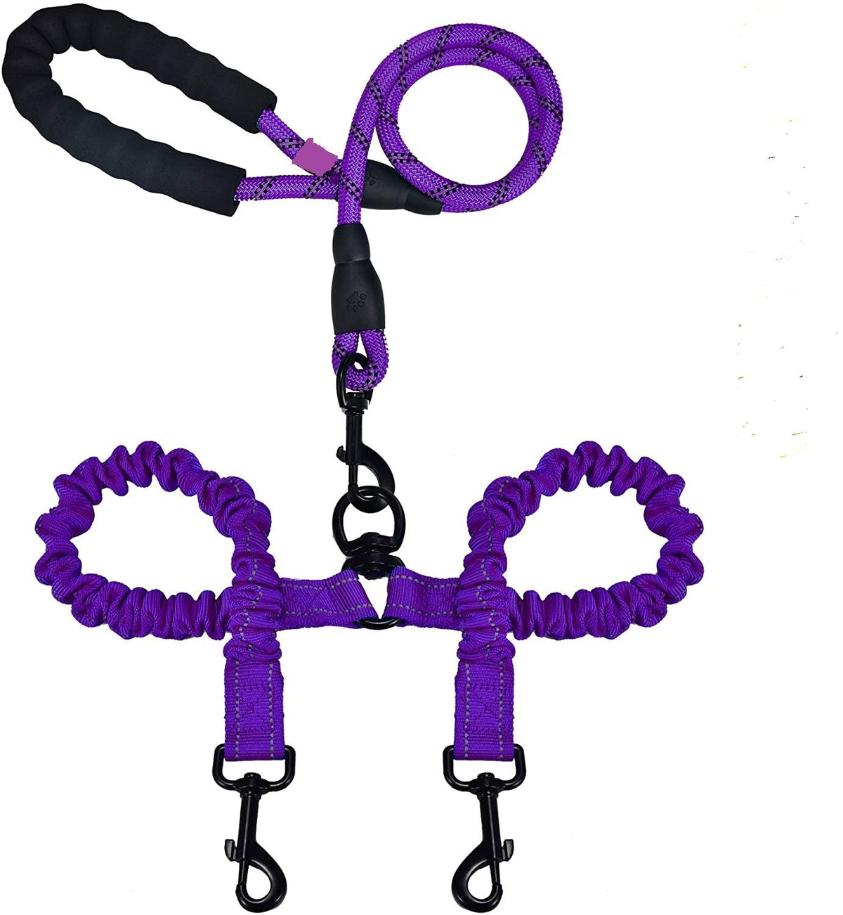 Double Dog Leash No Tangle for Two Large Dogs