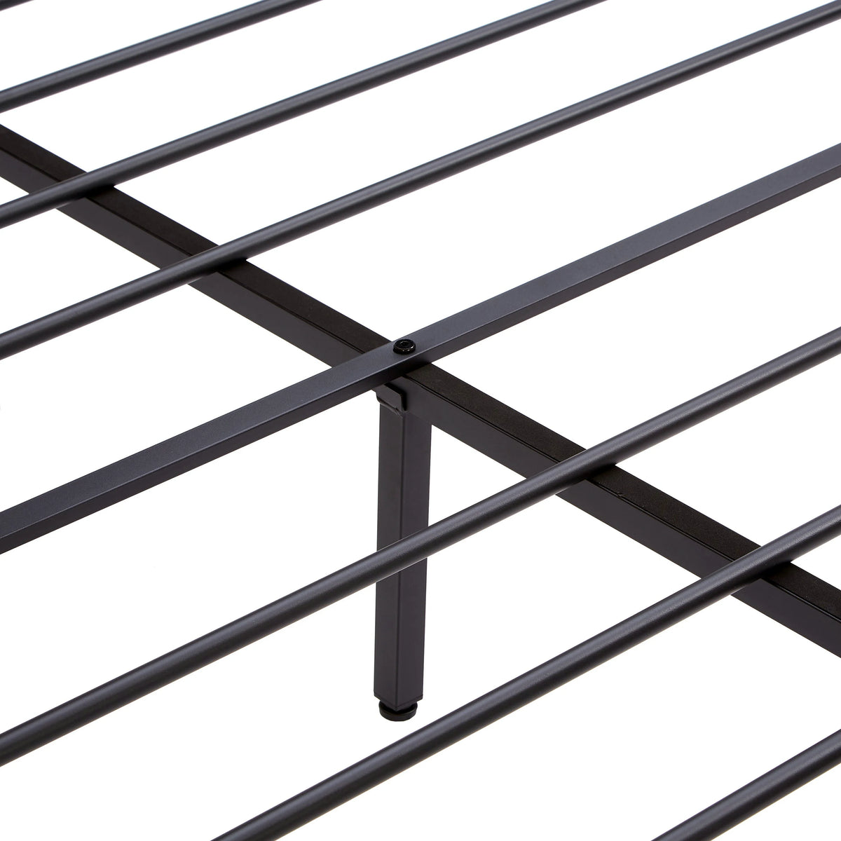 Metal Platform Bed Frame with LED Headboard and USB