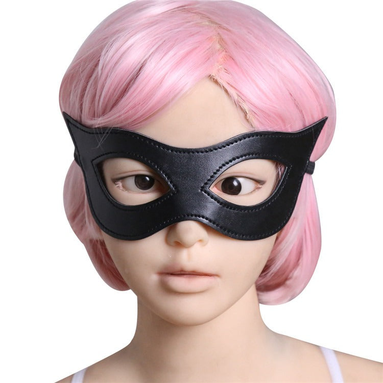 Black Masquerade Eye Mask for Dramatic Costume Style
