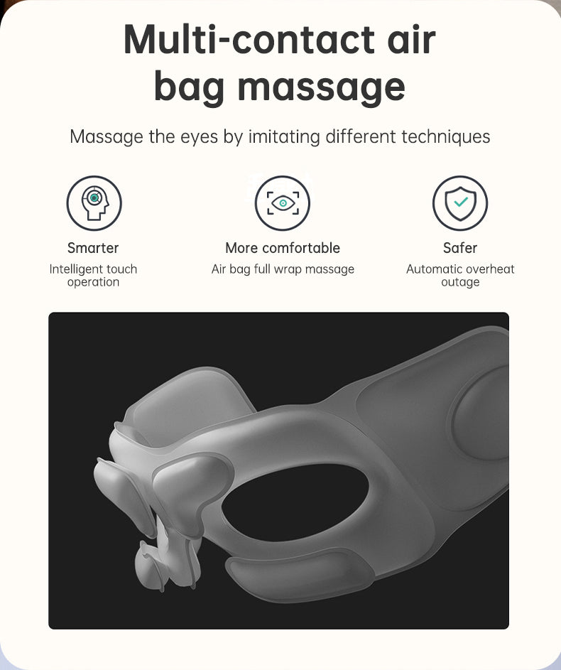Eye Massager with Heat & Air Pressure for Tired Eyes