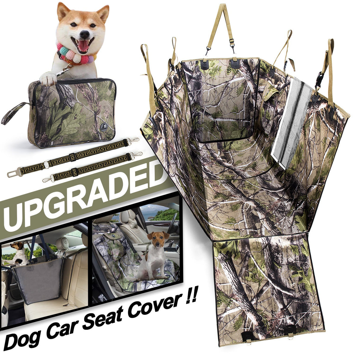 Rear Seat Dog Car Cover for Cleaner, Safer Car Trips