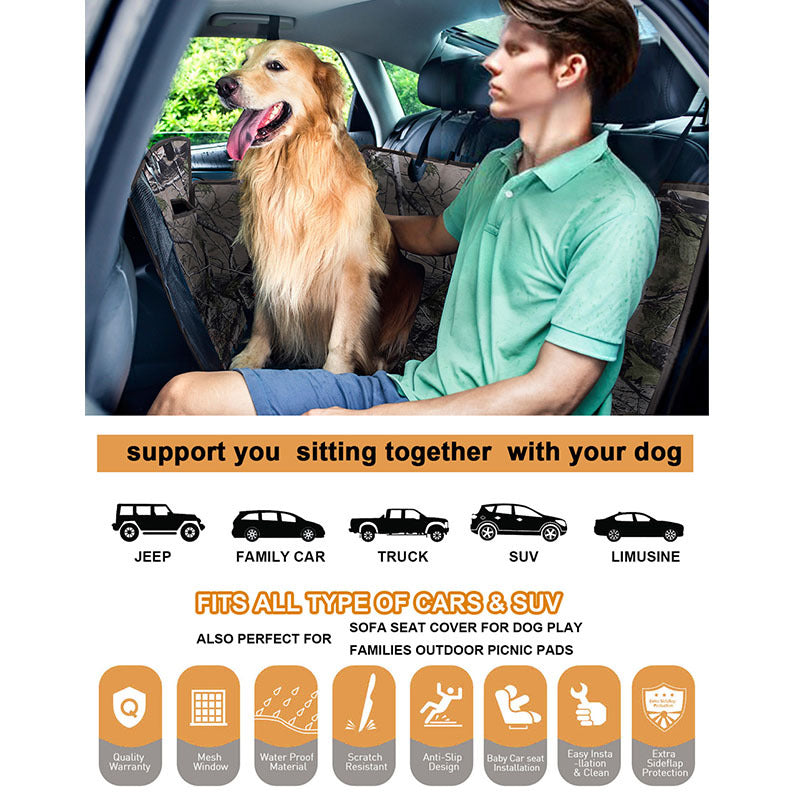 Rear Seat Dog Car Cover for Cleaner, Safer Car Trips