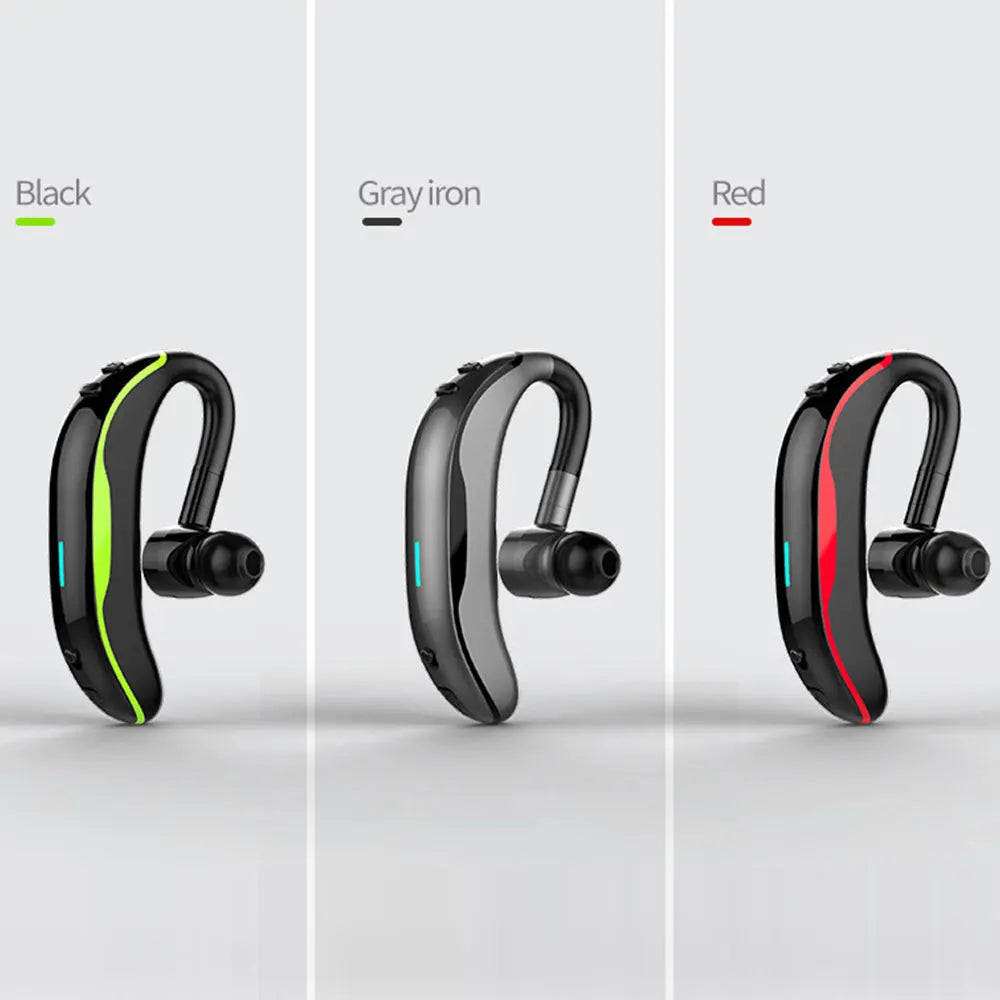 Single-Ear Bluetooth Headset with 17-Hour Talk Time