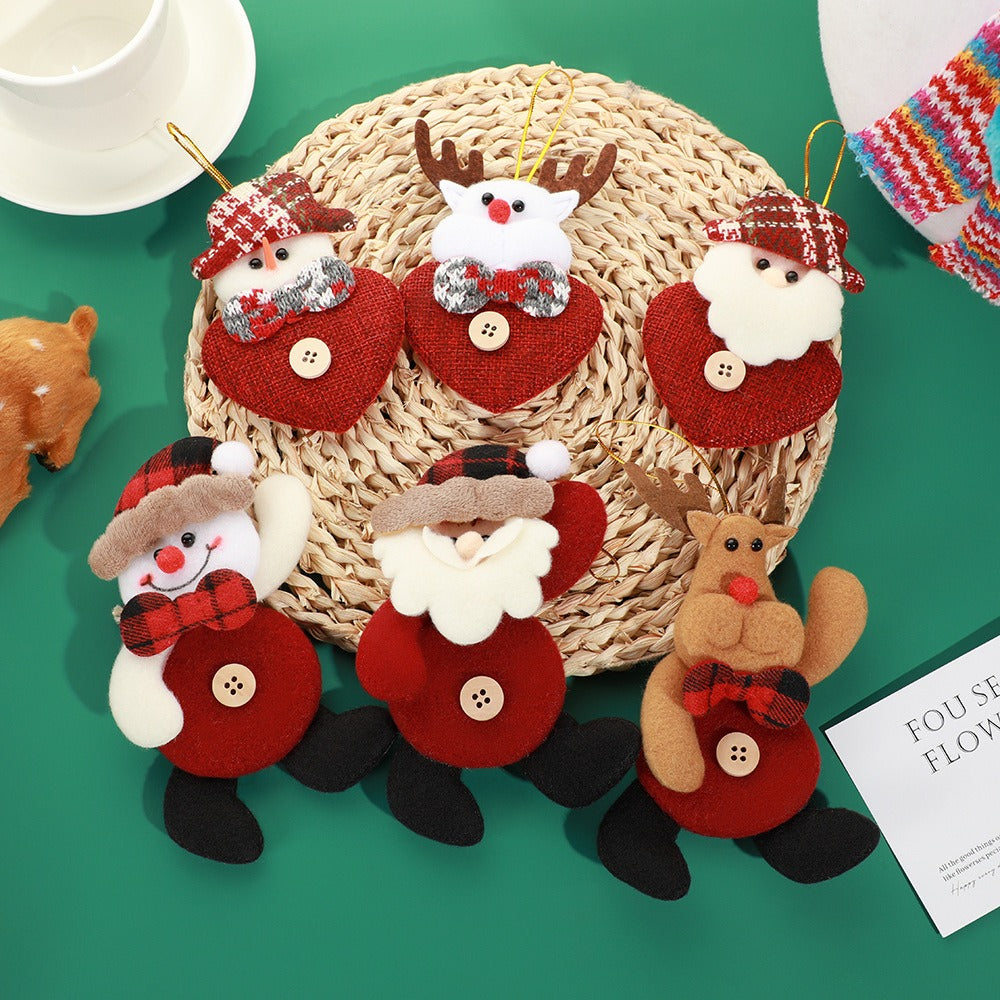 Fabric Christmas Ornament for Cheerful Holiday Decor