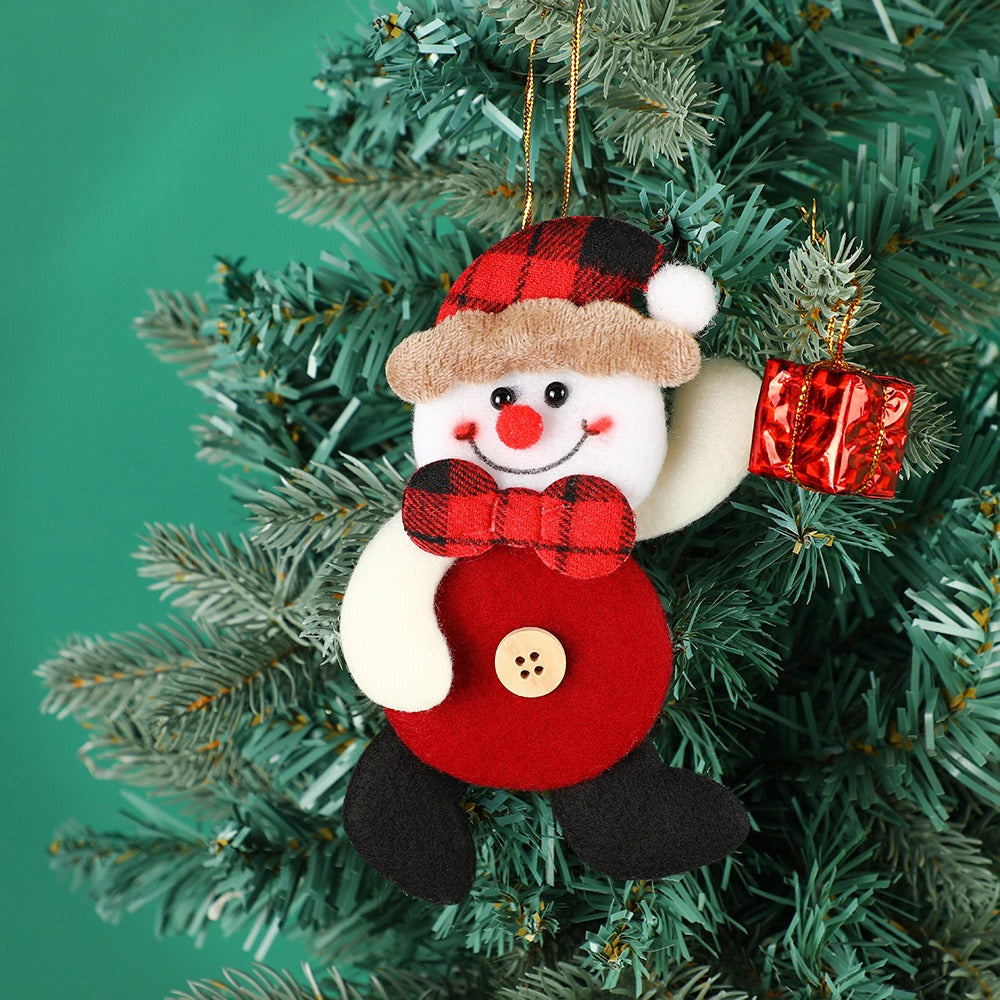 Fabric Christmas Ornament for Cheerful Holiday Decor
