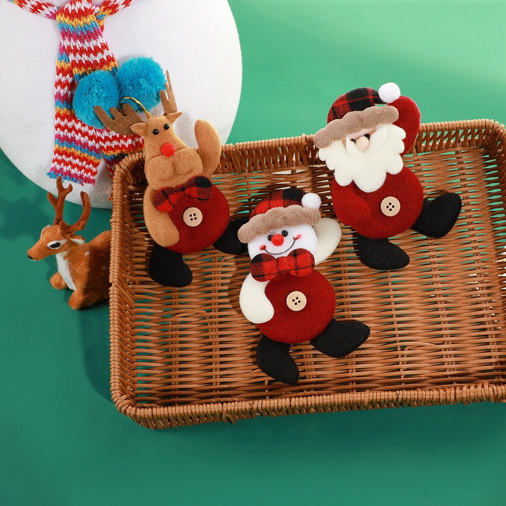 Fabric Christmas Ornament for Cheerful Holiday Decor