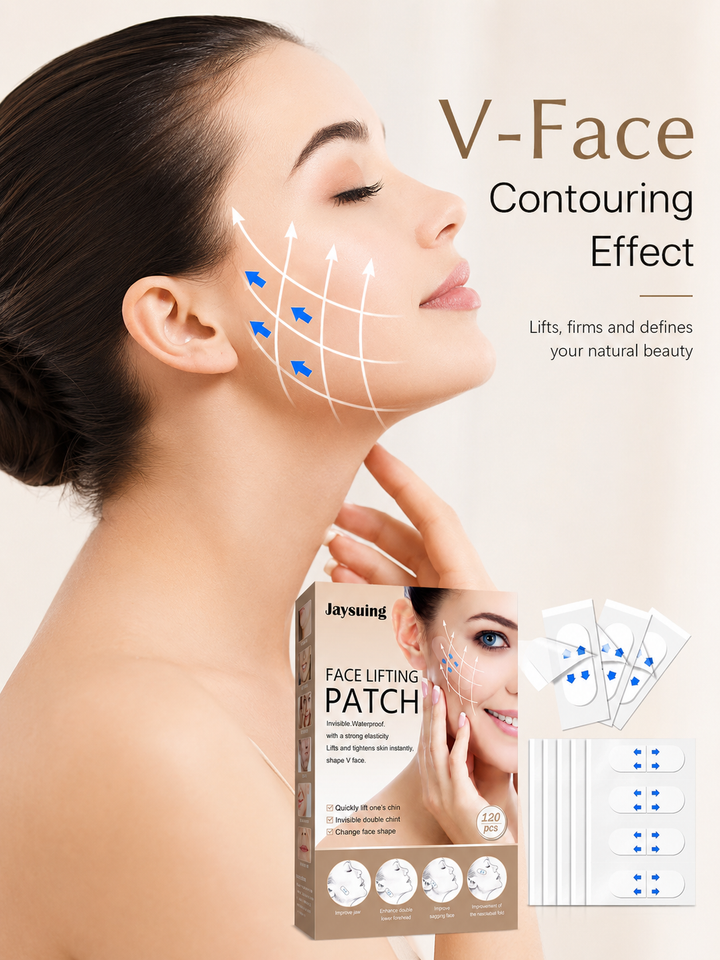 Face Lifting Patches — Invisible V-Shape Contour Without Surgery