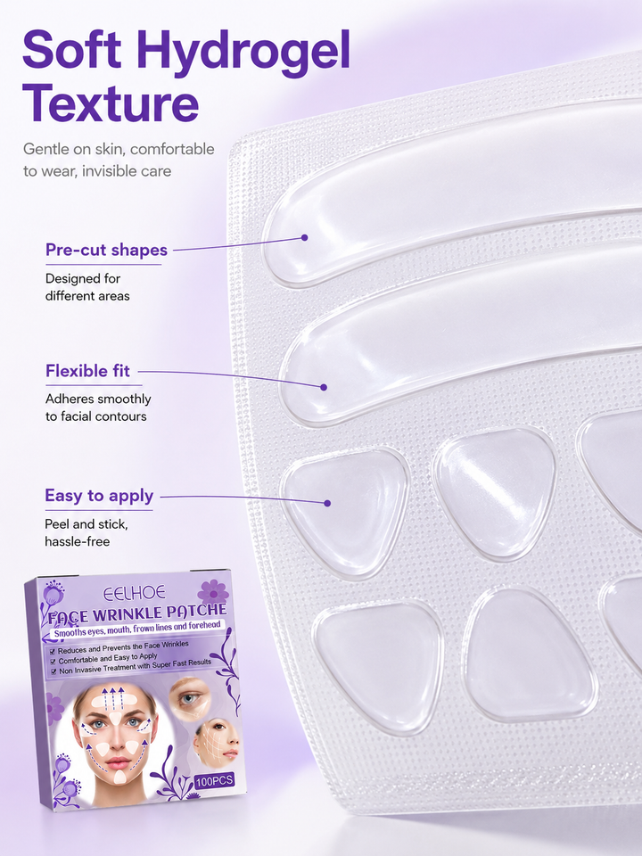 Face Wrinkle Patches — Visible Smoothing & Lifting in 20