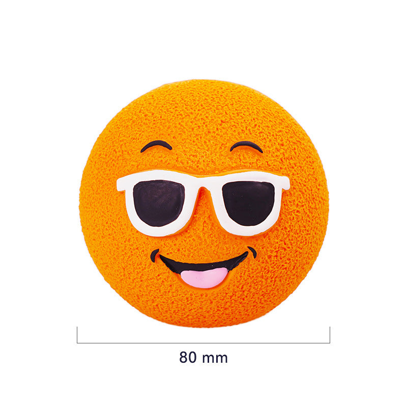 Squeaky Dog Chew Ball for Dental Play & Fresh Breath