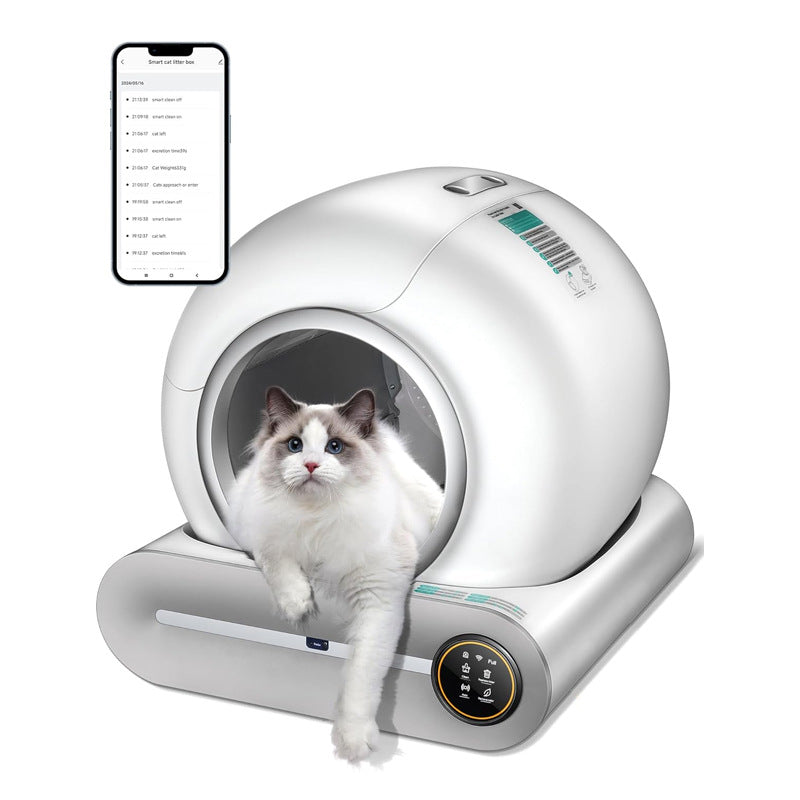 Automatic Smart Litter Box With Odor Control System