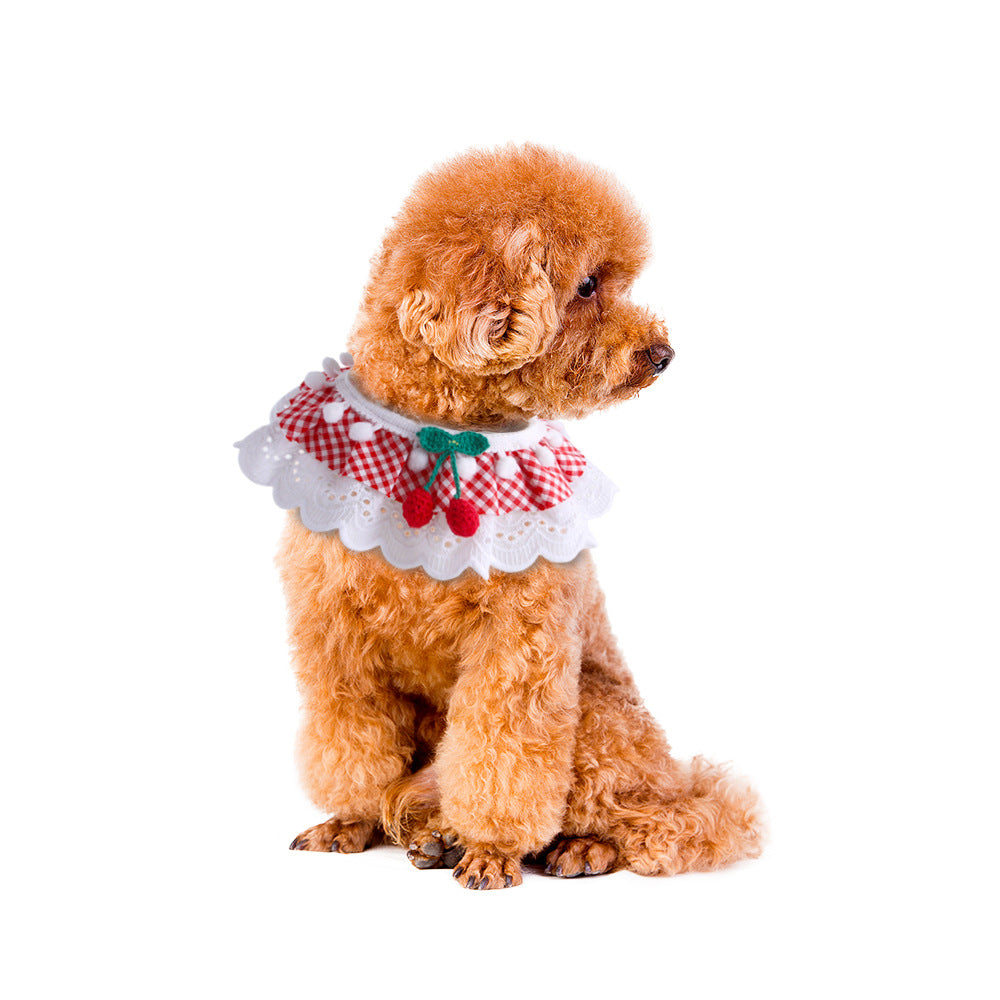 Pet Lace Collar Set for Fairy-Style Photo Moments