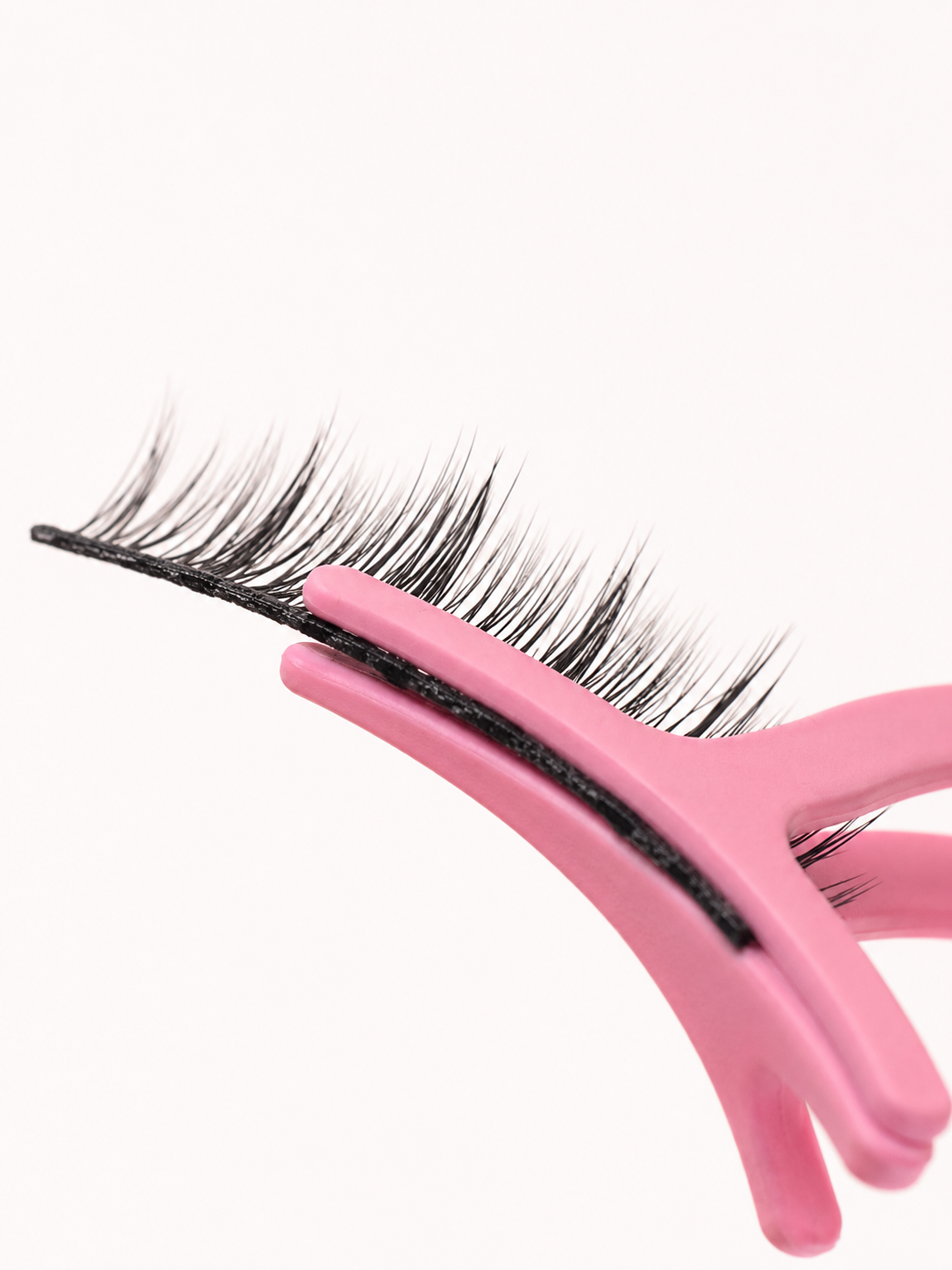 False Eyelash Applicator Tweezers — Pink & Black Set