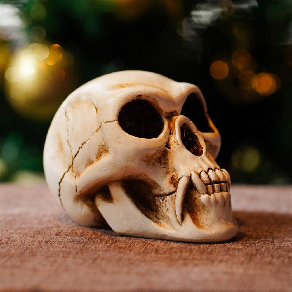Fanged Skull Decor for Dramatic Gothic Home Interiors