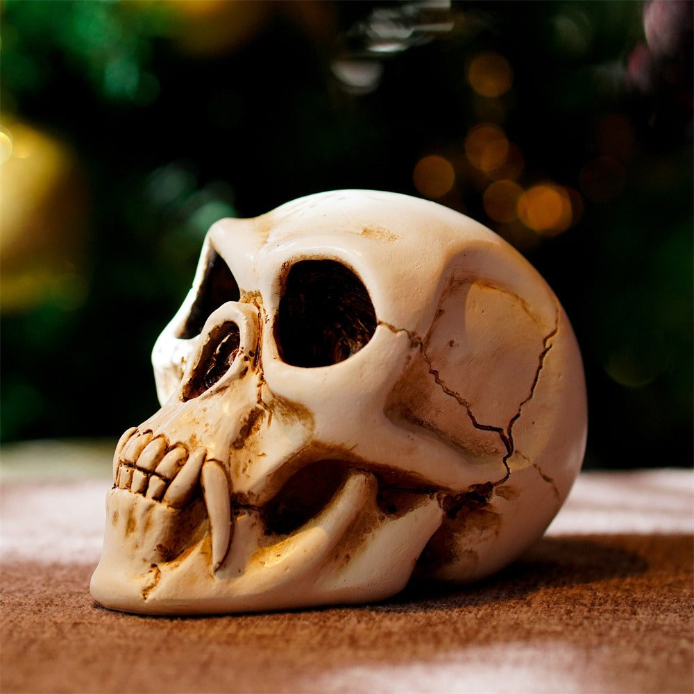 Fanged Skull Decor for Dramatic Gothic Home Interiors
