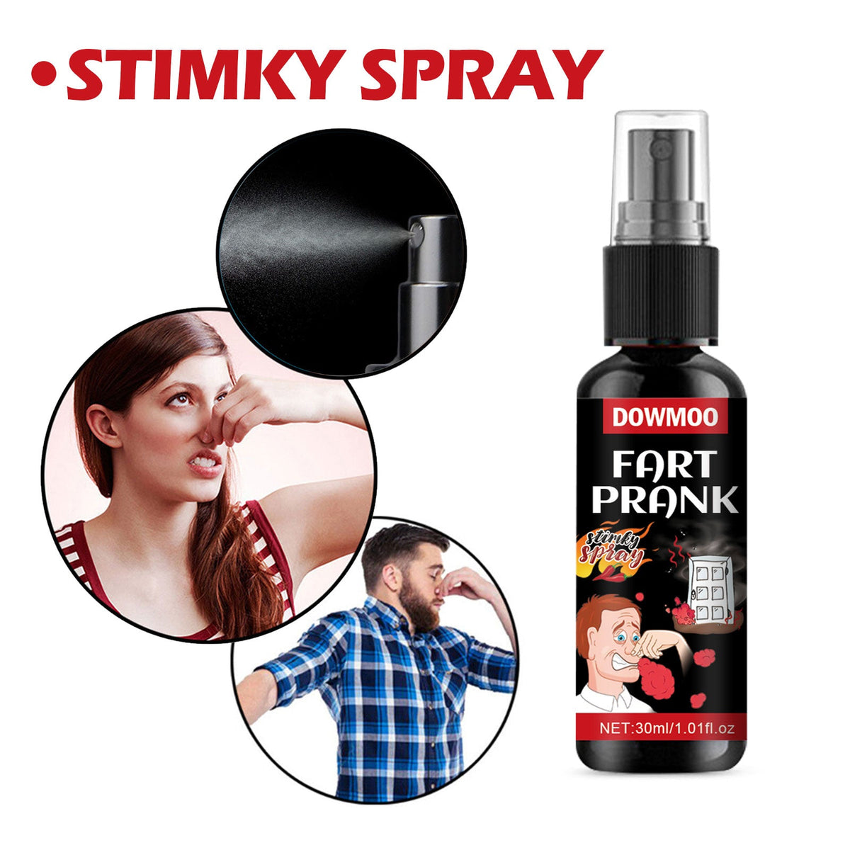 Fart Pepper Spray Prank – Portable Stinky Spray Prop
