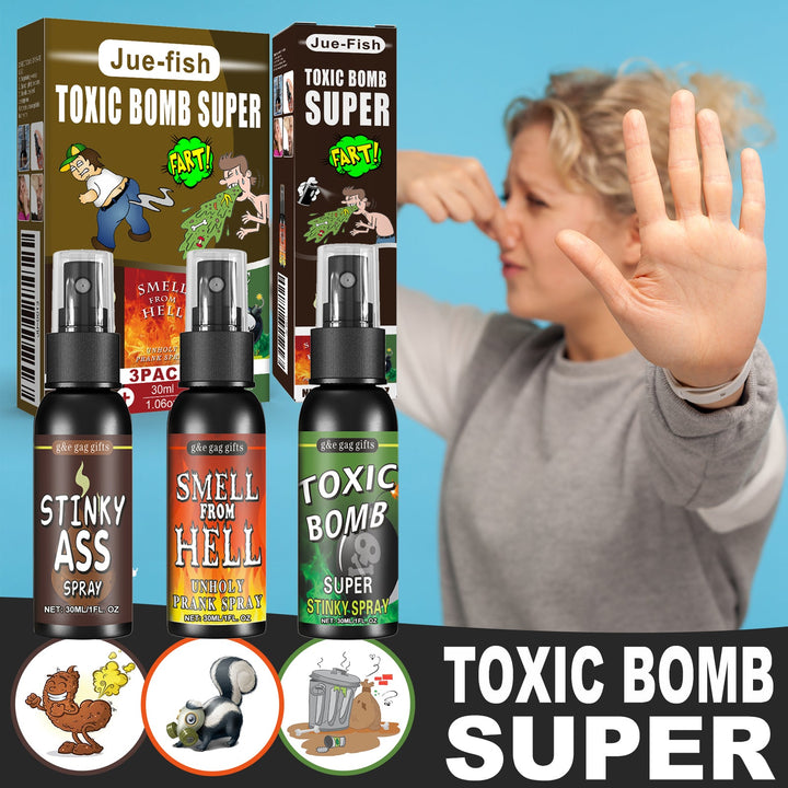 Fart Spray 3-Pack for Memorable Practical Joke Fun