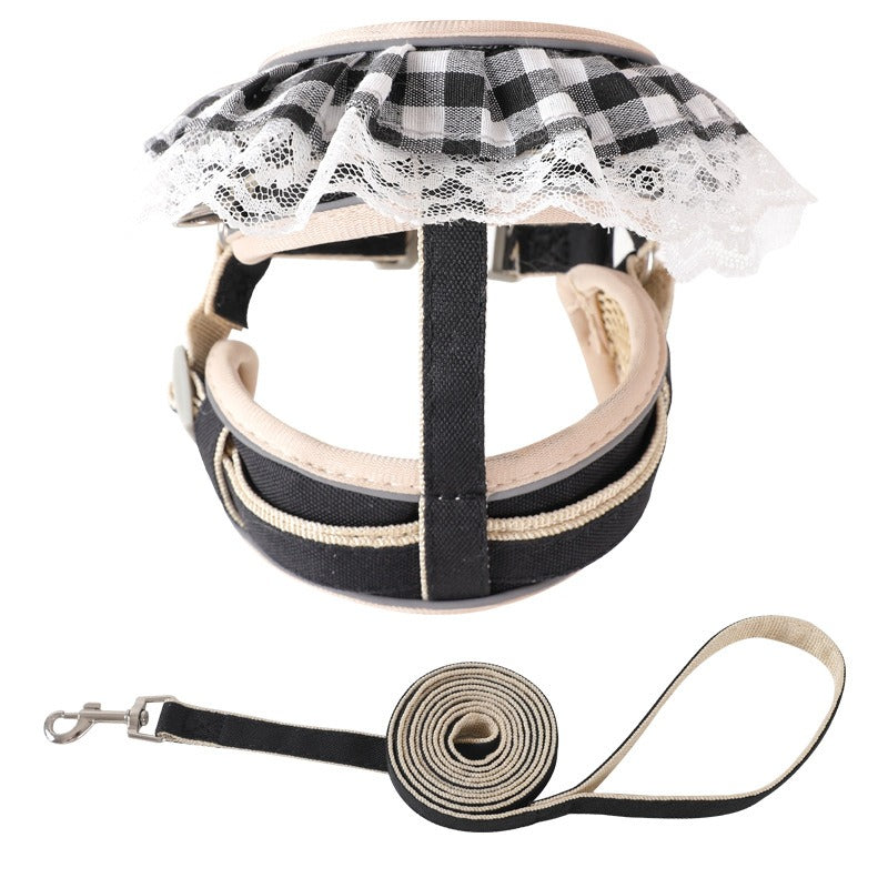 Small Pet Harness With Secure, No-Abrasion Walking