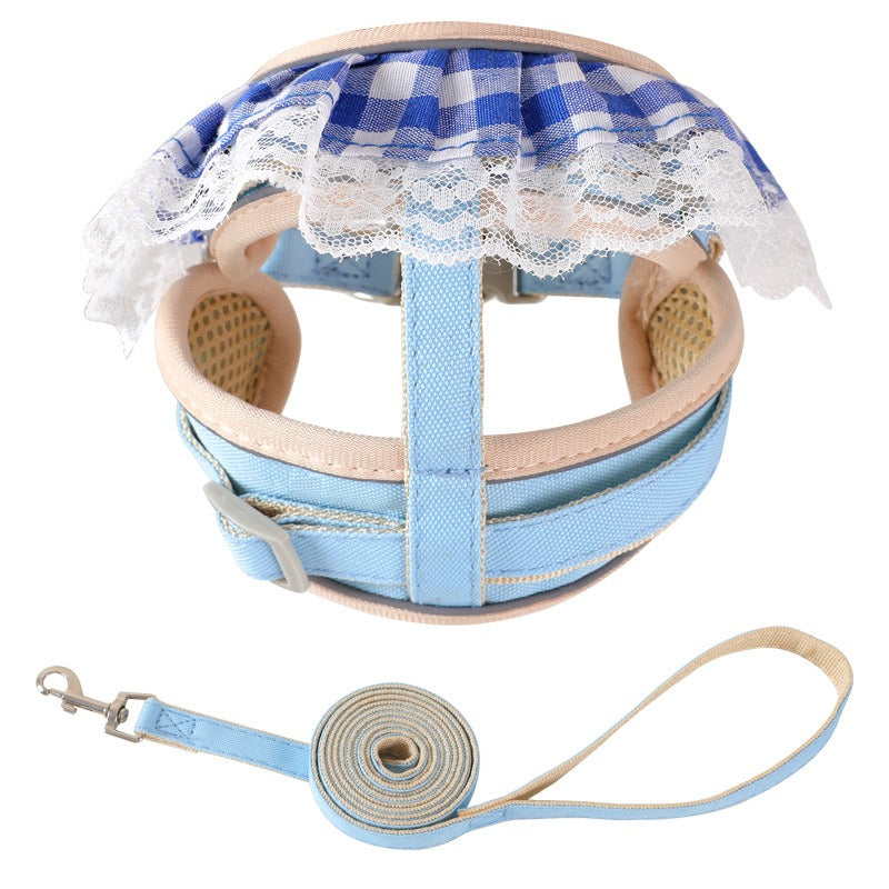 Small Pet Harness With Secure, No-Abrasion Walking