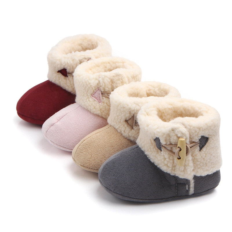Plush Winter Baby Boots for Warm Cozy Toddler Feet